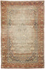 4 x 7 Antique Persian Mohtesham Kashan Rug 77444