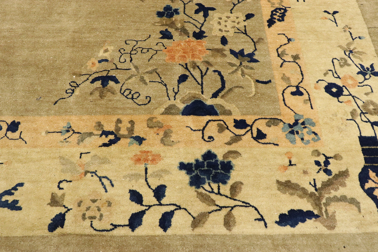 9 x 11 Antique Peking Art Deco Rug 77445
