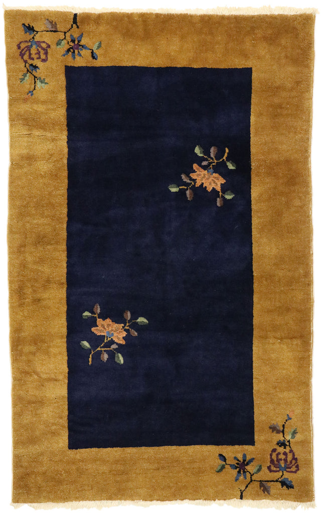 3 x 5 Antique Chinese Art Deco Rug 77447