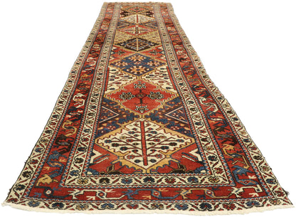 3 x 13 Antique Persian Bakhtiari Rug 77458
