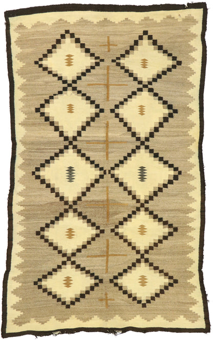 5 x 8 Antique Crystal Navajo Rug 77459