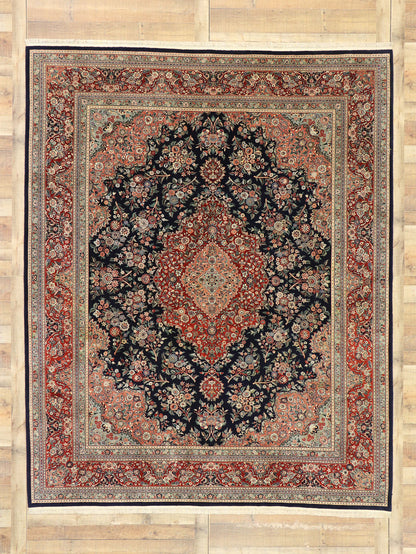 8 x 10 Vintage Chinese Floral Rug 77465