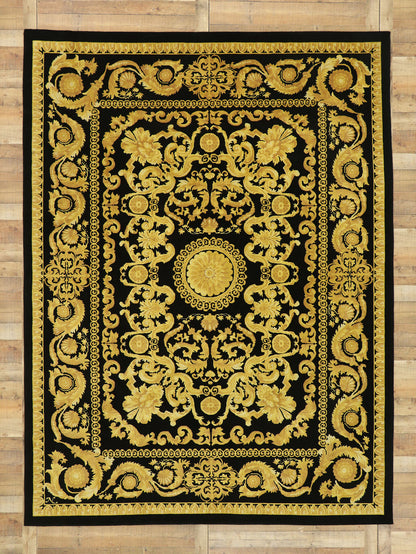 9 x 12 Vintage Indian Rug 77466