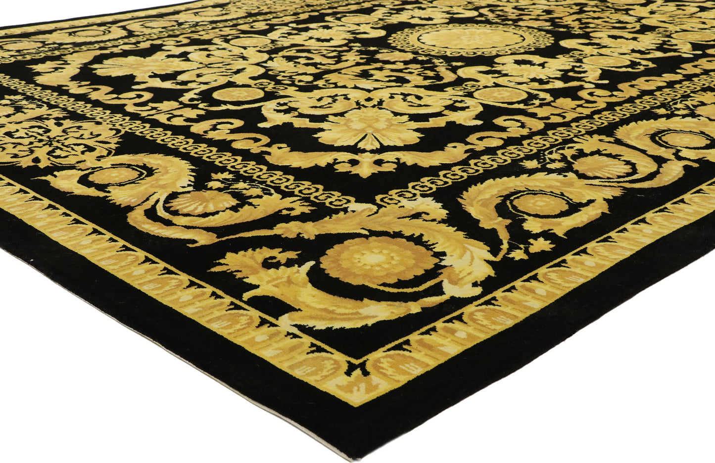 9 x 12 Vintage Indian Rug 77466