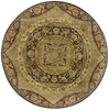 10 x 10 Vintage Indian Round Area Rug 77467