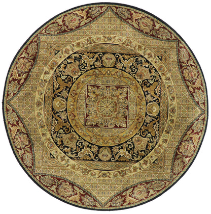 10 x 10 Vintage Indian Round Area Rug 77467