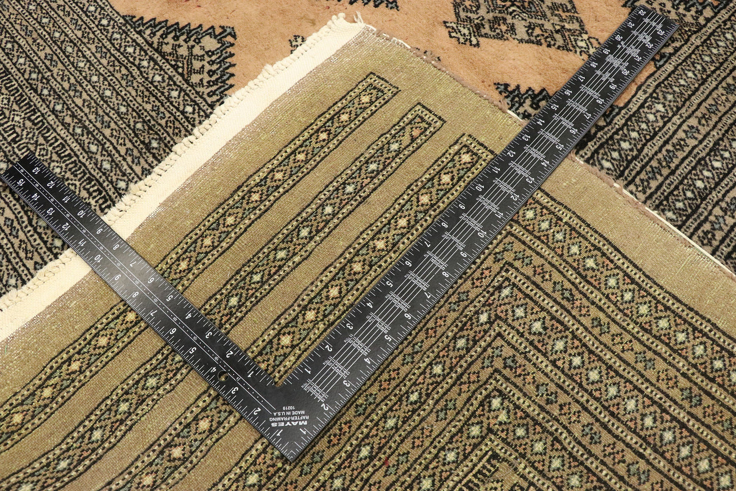 10 x 12 Vintage Pakistani Bokhara Rug 77468