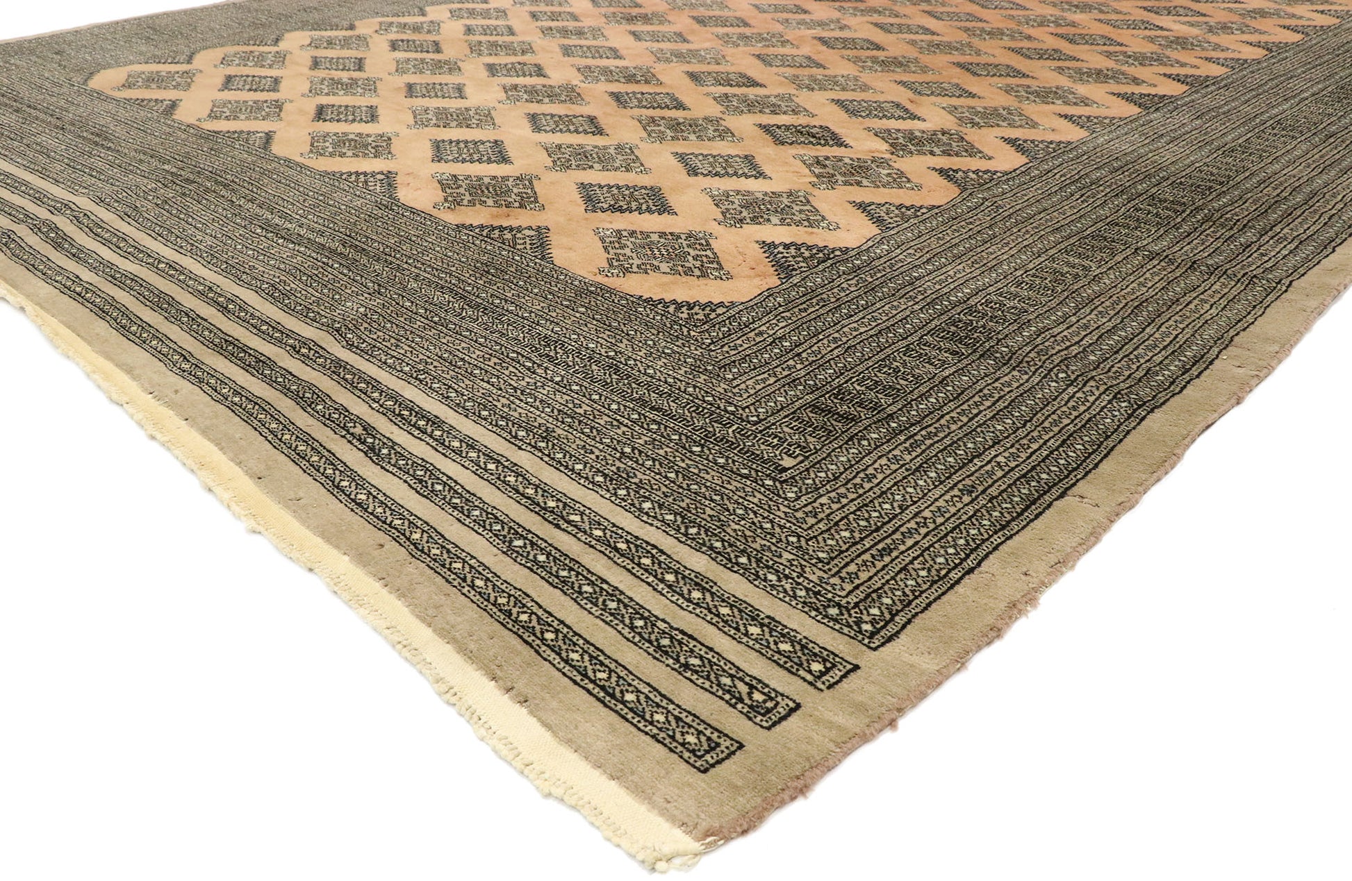 10 x 12 Vintage Pakistani Bokhara Rug 77468