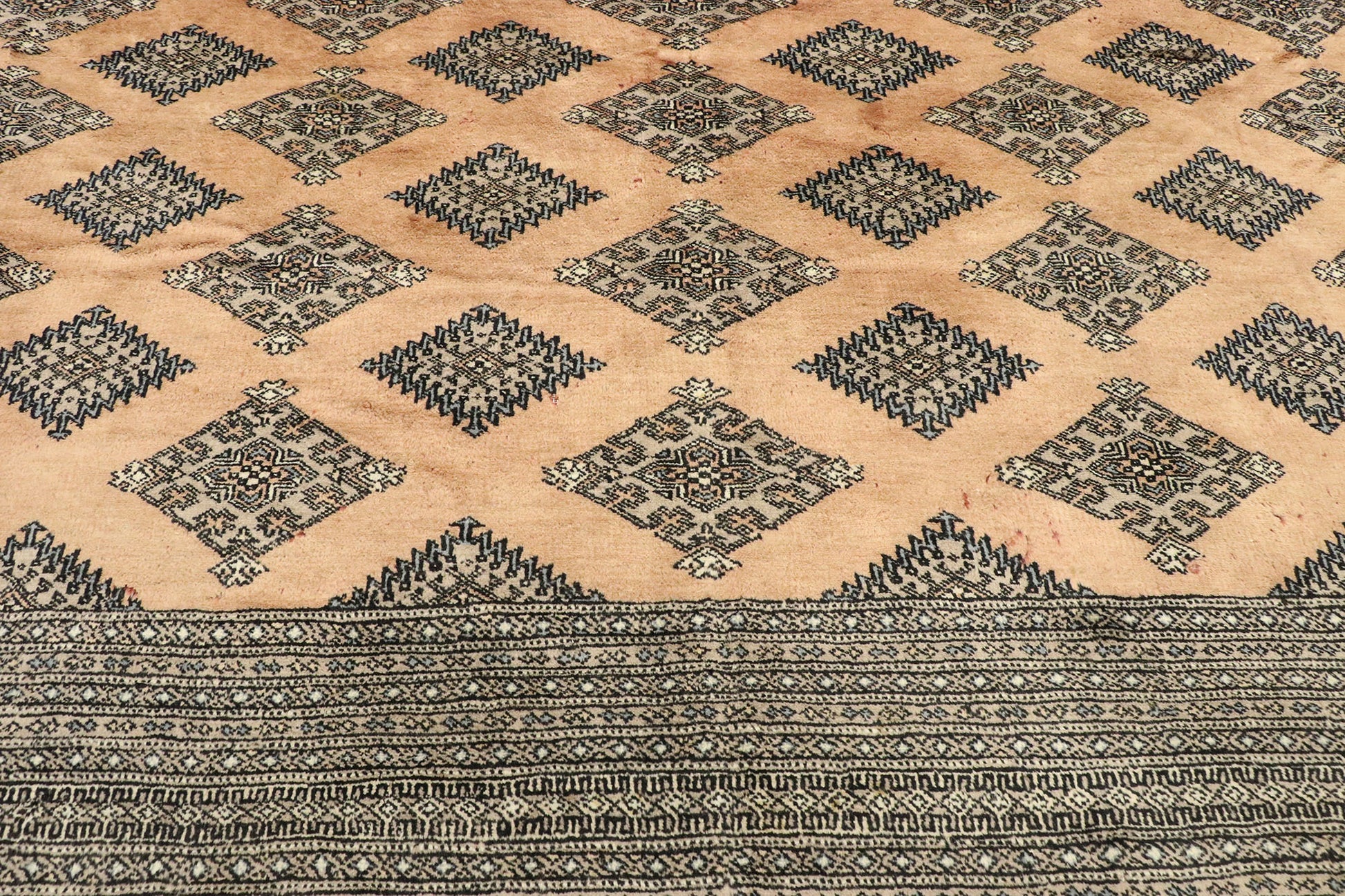 10 x 12 Vintage Pakistani Bokhara Rug 77468