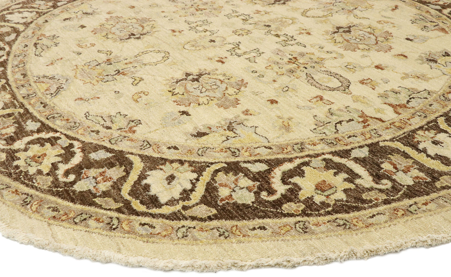6 x 6 Vintage Pakistani Round Area Rug 77470