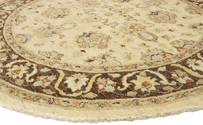 6 x 6 Vintage Pakistani Round Area Rug 77470