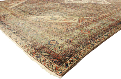 13 x 19 Antique Persian Sultanabad Rug 77471