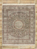 9 x 10 Vintage Turkish Silk Hereke Rug 77475