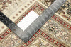 3 x 4 Vintage Turkish Silk Hereke Prayer Rug 77476