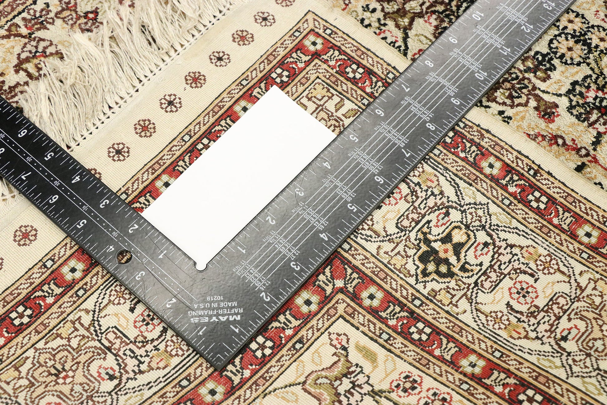3 x 4 Vintage Turkish Silk Hereke Prayer Rug 77476