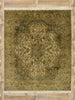8 x 10 Vintage Indian Botanical Rug 77479
