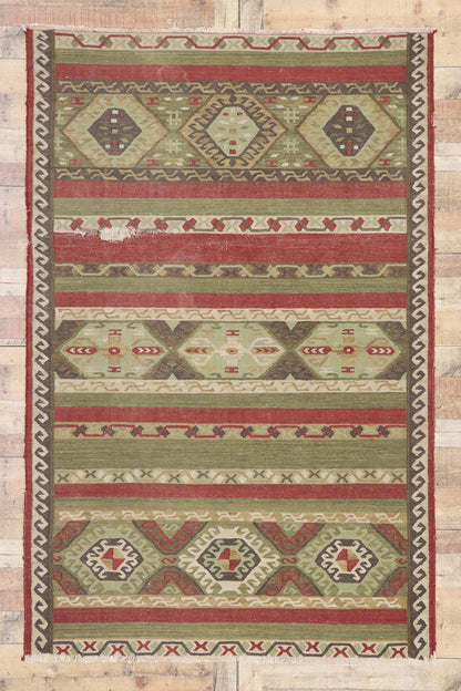 5 x 8 Vintage Persian Kilim Rug 77482