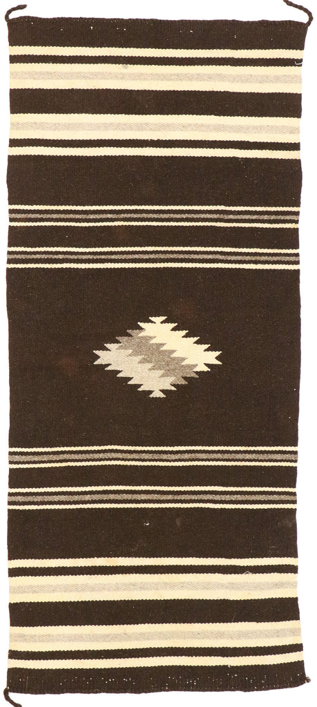 2 x 5 Vintage Navajo Saddle Blanket Rug 77484