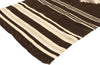 2 x 5 Vintage Navajo Saddle Blanket Rug 77484
