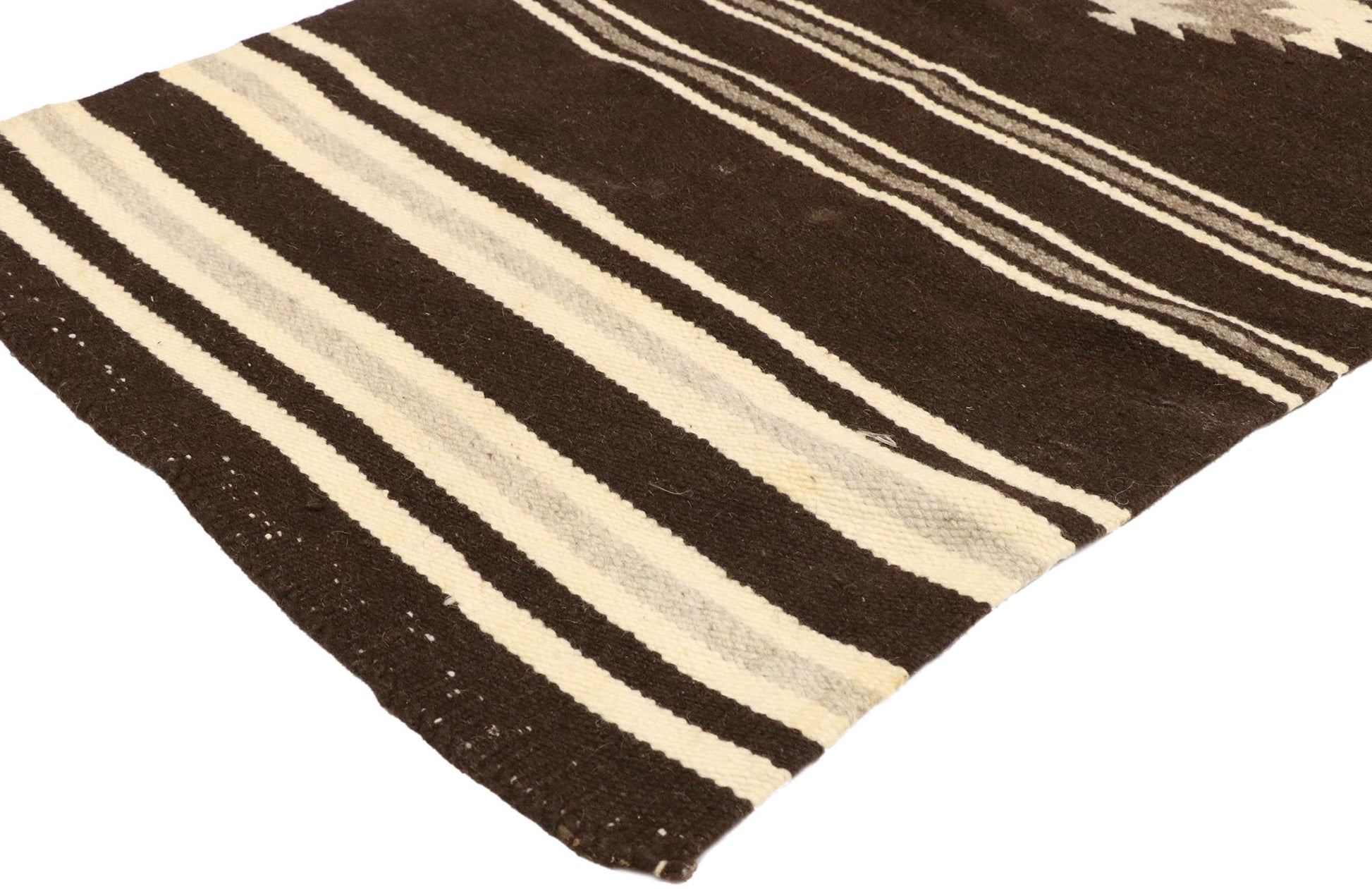 2 x 5 Vintage Navajo Saddle Blanket Rug 77484