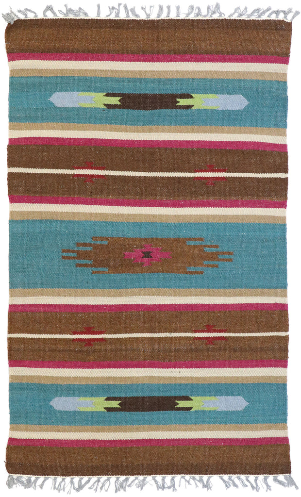 3 x 5 Vintage American Kilim Rug 77485