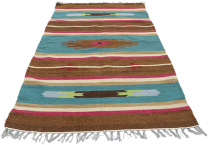 3 x 5 Vintage American Kilim Rug 77485