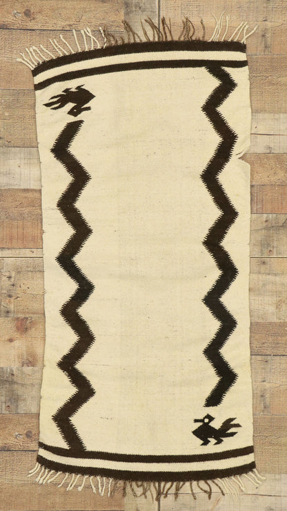 2 x 4 Vintage Mexican Zapotec Rug 77487