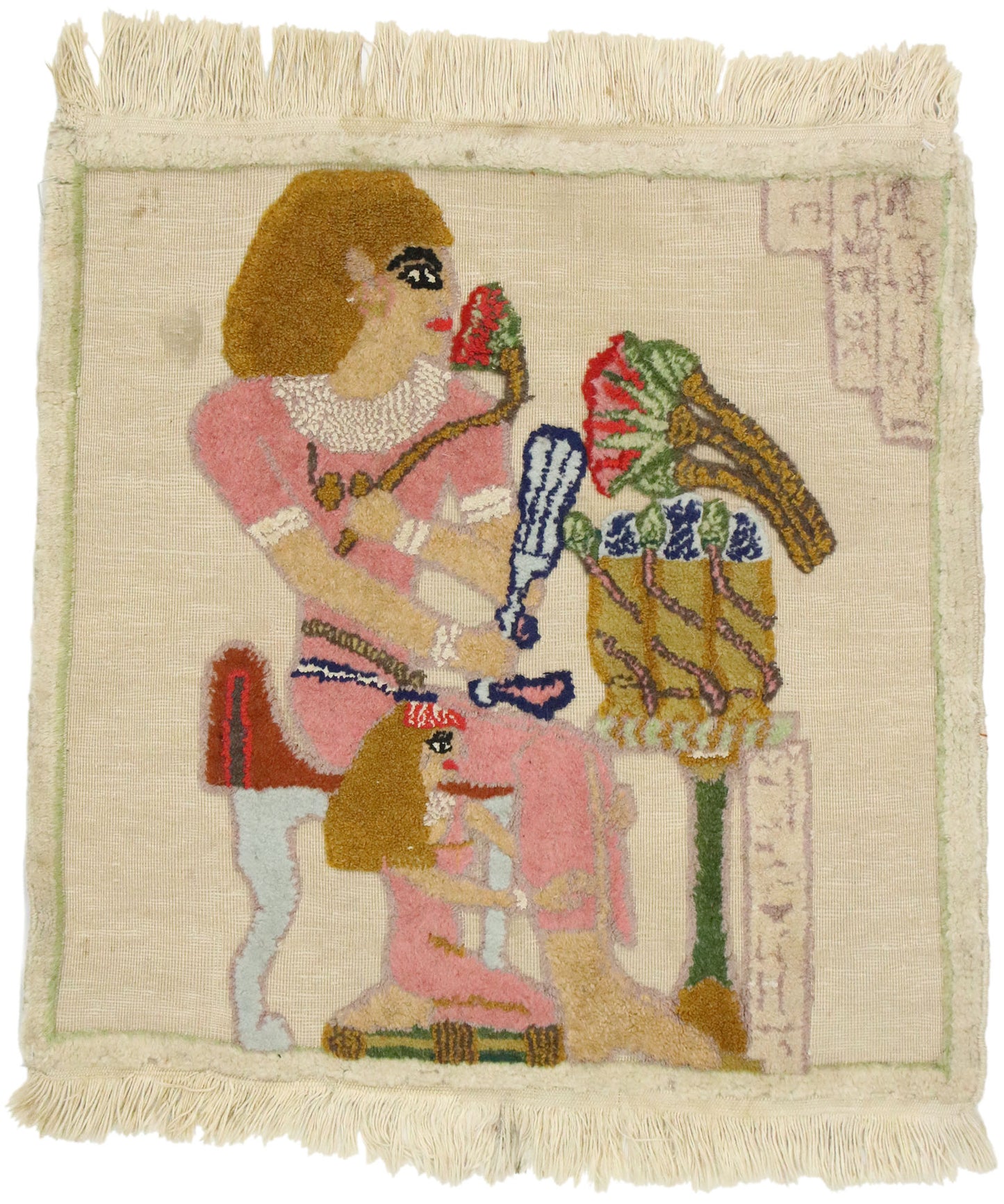 2 x 2 Vintage Egyptian Style Tapestry 77491