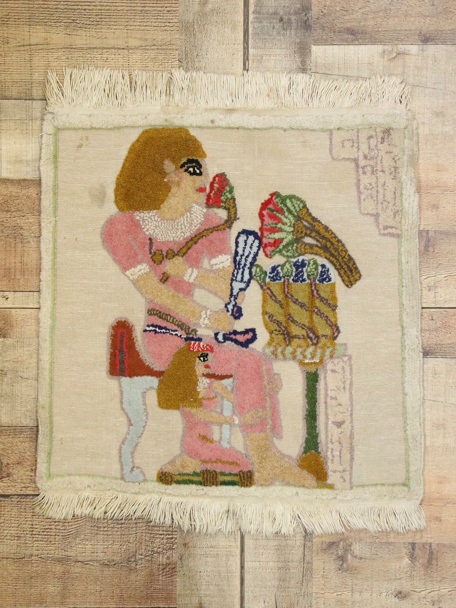 2 x 2 Vintage Egyptian Style Tapestry 77491