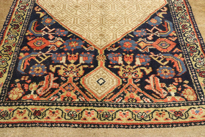 5 x 12 Antique Persian Camel Hair Malayer Runner 77493