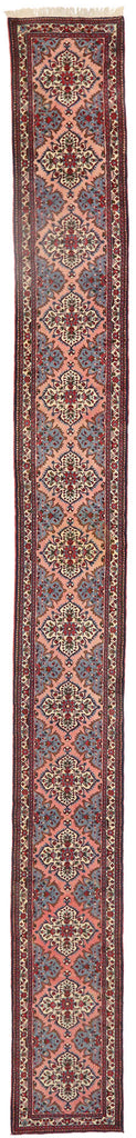 2 x 23 Antique Persian Hamadan Runner 77496