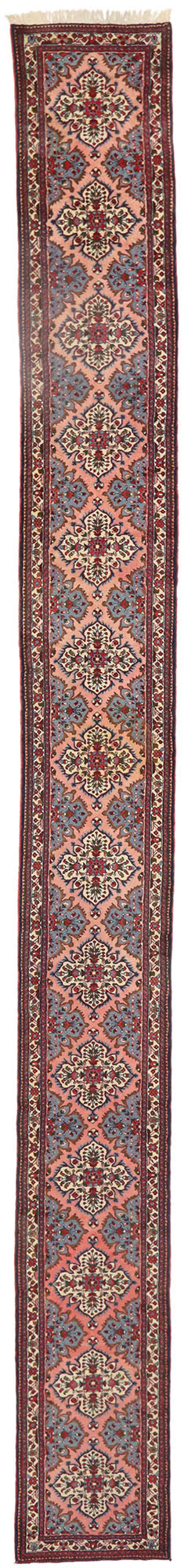 2 x 23 Antique Persian Hamadan Runner 77496