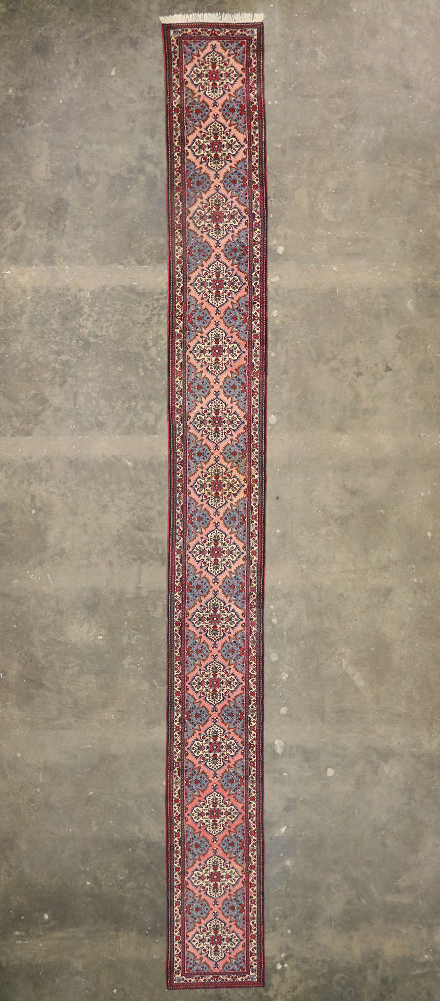 2 x 23 Antique Persian Hamadan Runner 77496