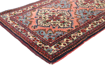 2 x 23 Antique Persian Hamadan Runner 77496