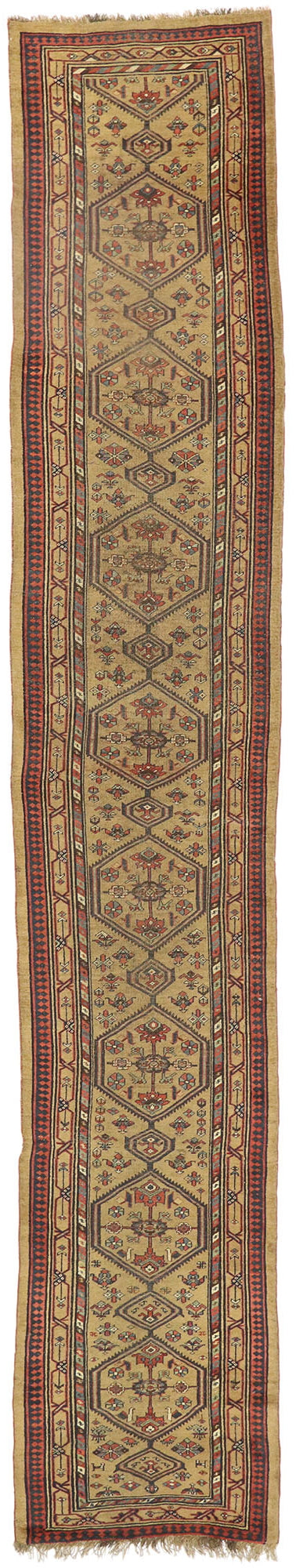 4 x 20 Antique Persian Malayer Runner 77497