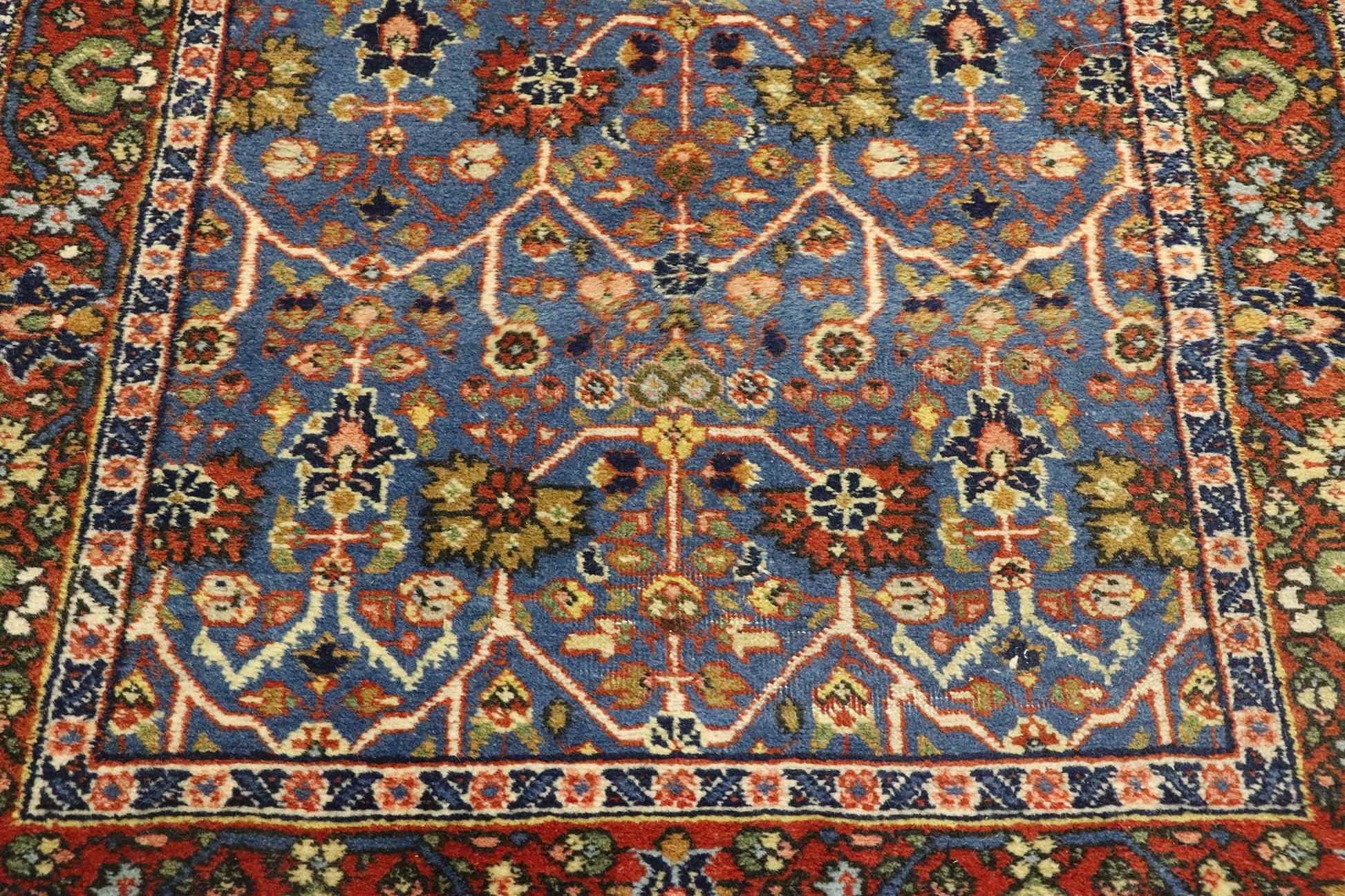 3 x 23 Antique Persian Tabriz Runner 77498