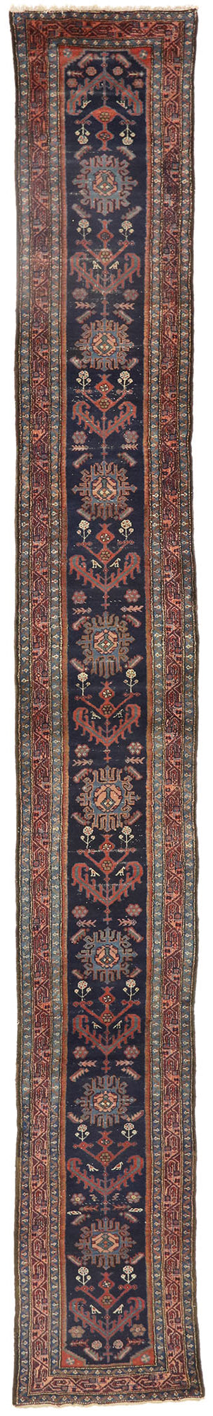 3 x 20 Antique Persian Malayer Runner 77500