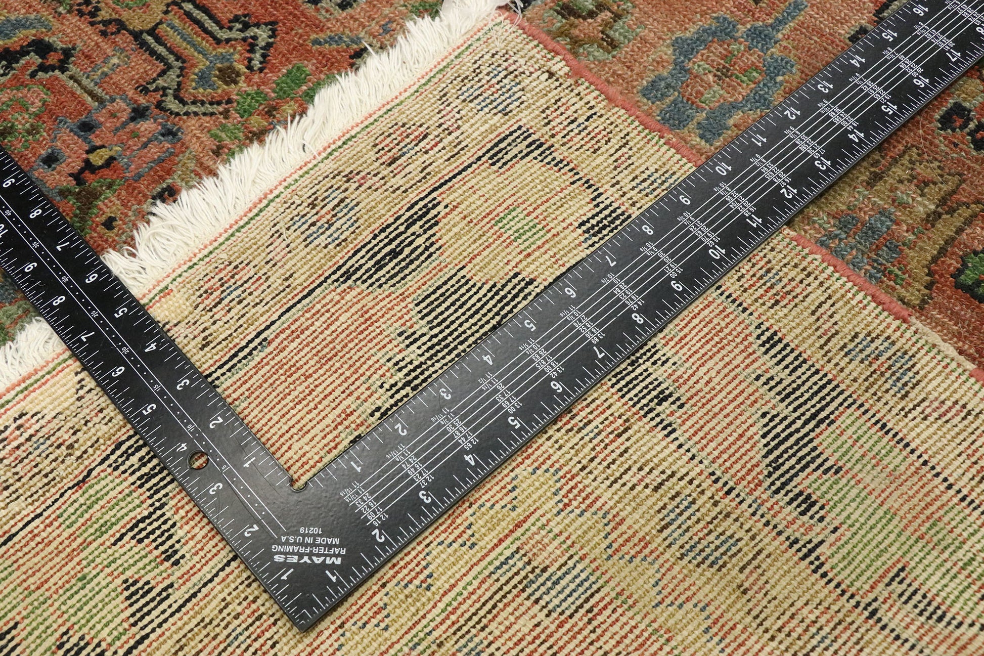 4 x 7 Distressed Antique Persian Malayer Rug 77501