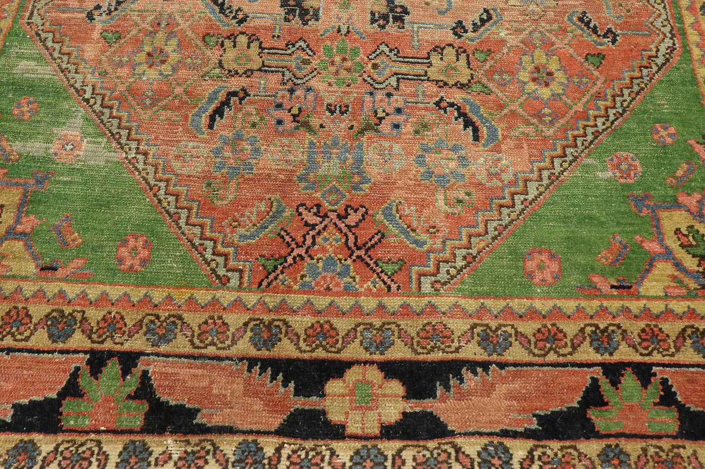 4 x 7 Distressed Antique Persian Malayer Rug 77501