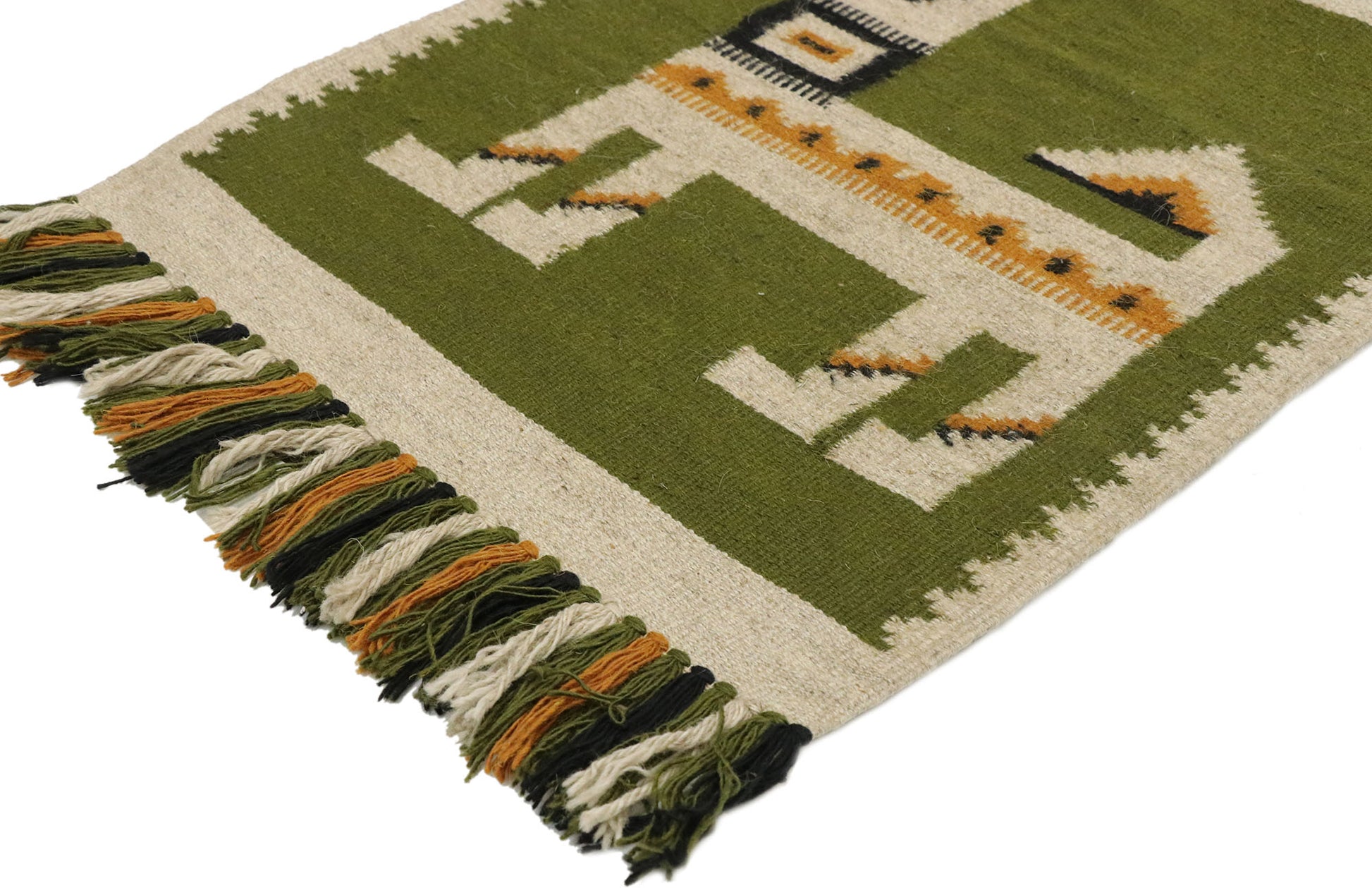 2 x 2 Vintage Russian Folk Art Kilim Rug 77503