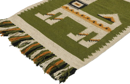 2 x 2 Vintage Russian Folk Art Kilim Rug 77504