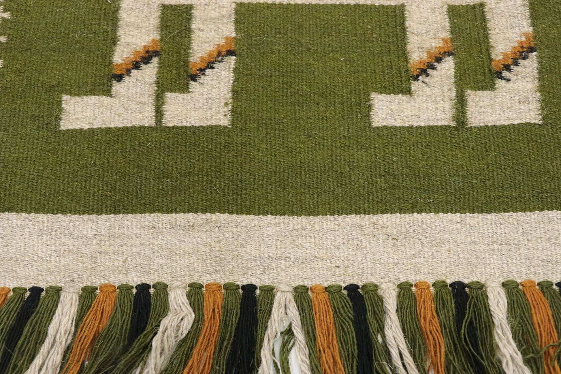 2 x 2 Vintage Russian Folk Art Kilim Rug 77504