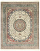 8 x 10 Vintage Turkish Silk Hereke Rug 77506