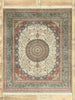 8 x 10 Vintage Turkish Silk Hereke Rug 77506