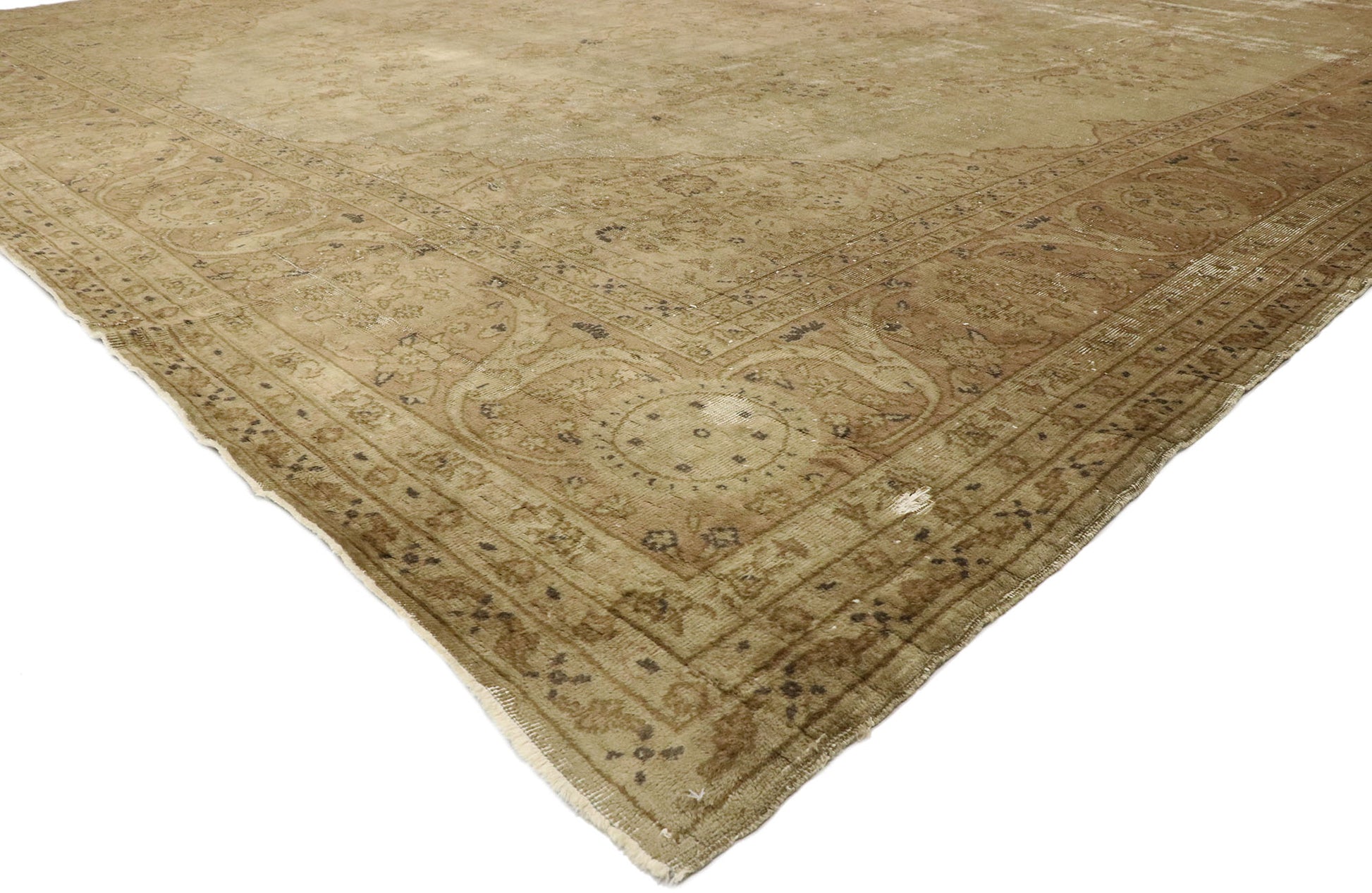 13 x 16 Antique-Worn Turkish Sivas Rug 77508
