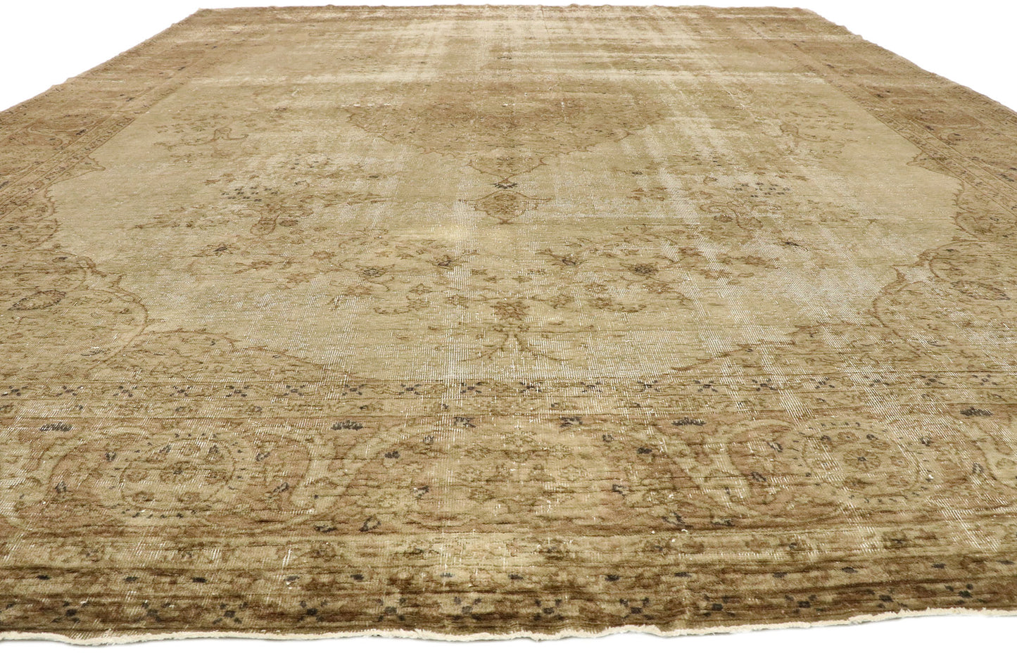 13 x 16 Antique-Worn Turkish Sivas Rug 77508