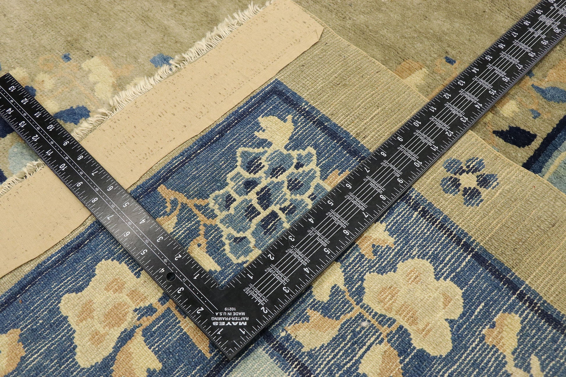 9 x 12 Distressed Antique Chinese Rug 77510