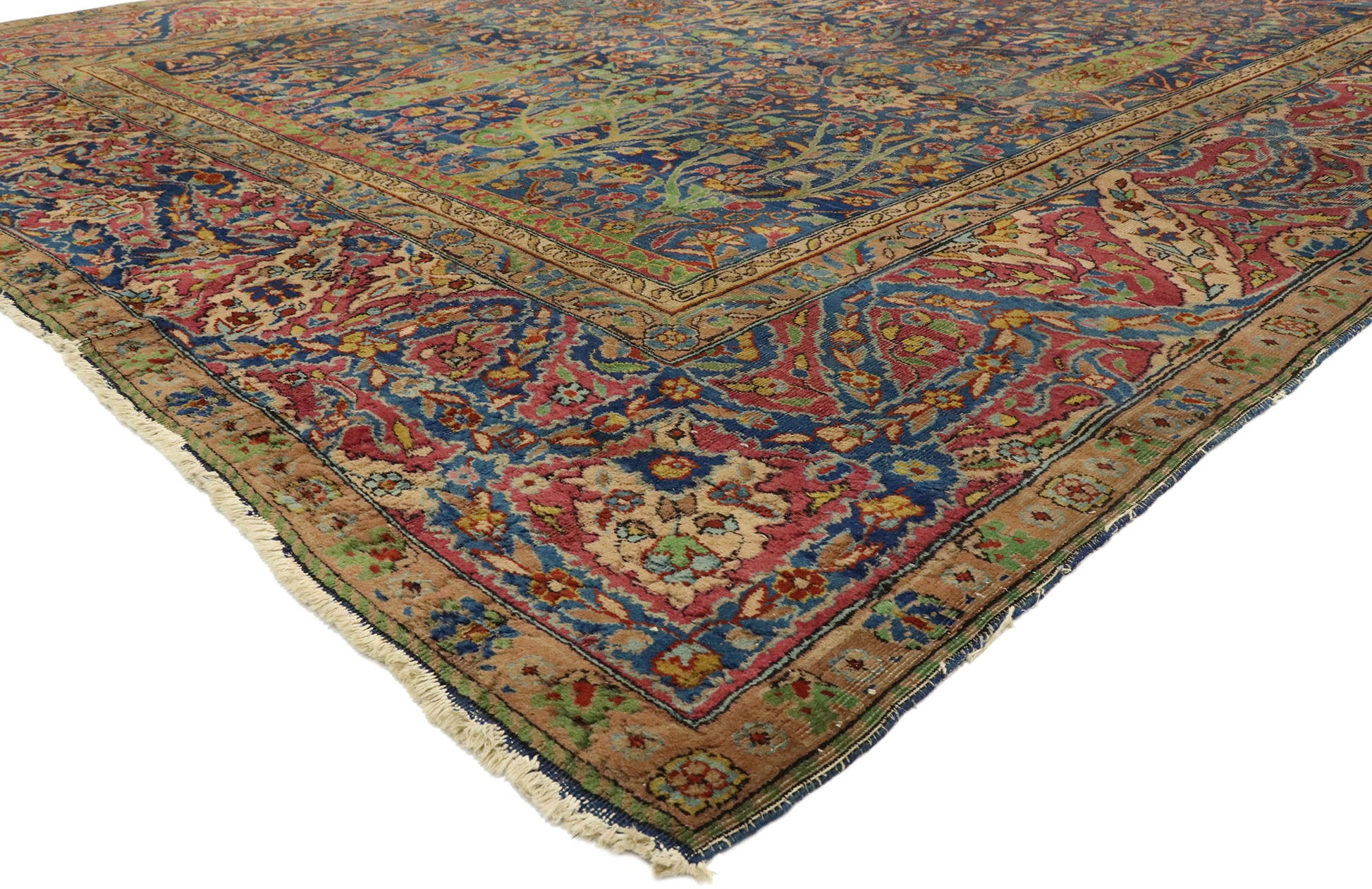 9 x 18 Antique-Worn Turkish Sparta Rug 77511