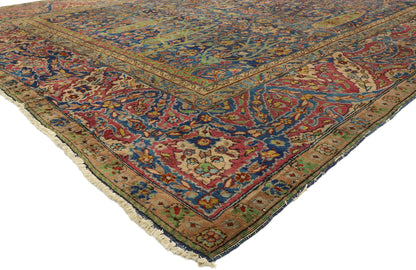 9 x 18 Antique-Worn Turkish Sparta Rug 77511