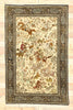 5 x 7 Vintage Persian Qum Hunting Rug 77512